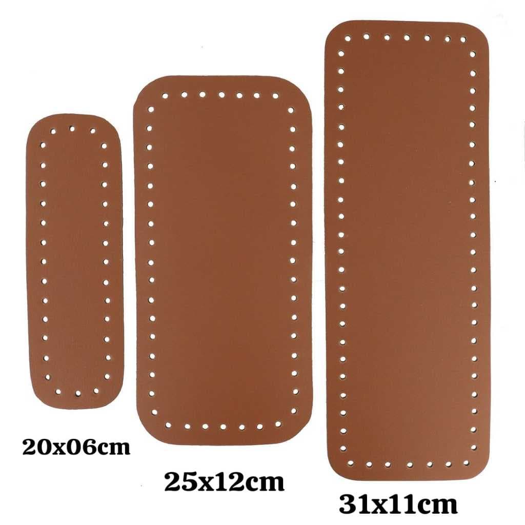 Kits De Fundos para bolsas 20X06cm25x12cm e 31X11cm Croche,Trico