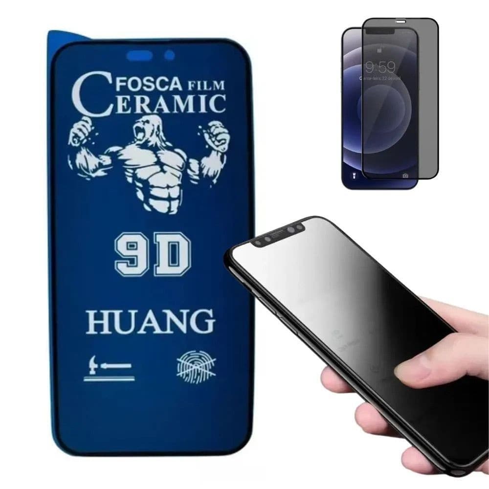 Películas Ceramica Fosca Privacidade 9D Samsung S23 Fe/A54/A55/A14/A15/S20 Fe/A13/A23/A12/M14/M15/A30s