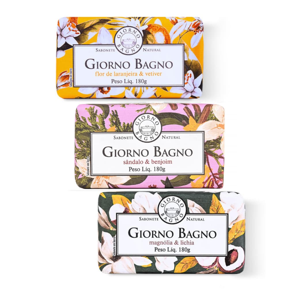 Sabonete Giorno Bagno 180g - kit 3 Unidades *
