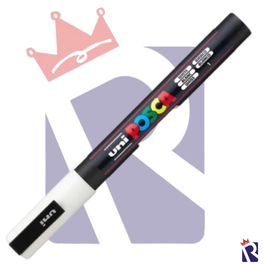 CANETA POSCA BRANCA PC-3M