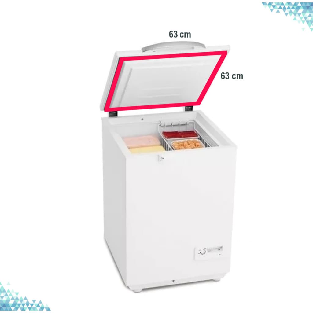 Borracha Gaxeta Freezer Horizontal Prosdocimo H150 E H160