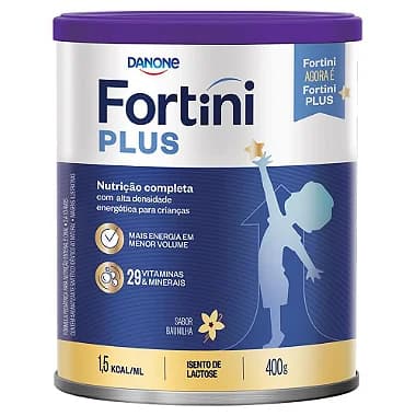 Fortini Plus Pó Baunilha 400g