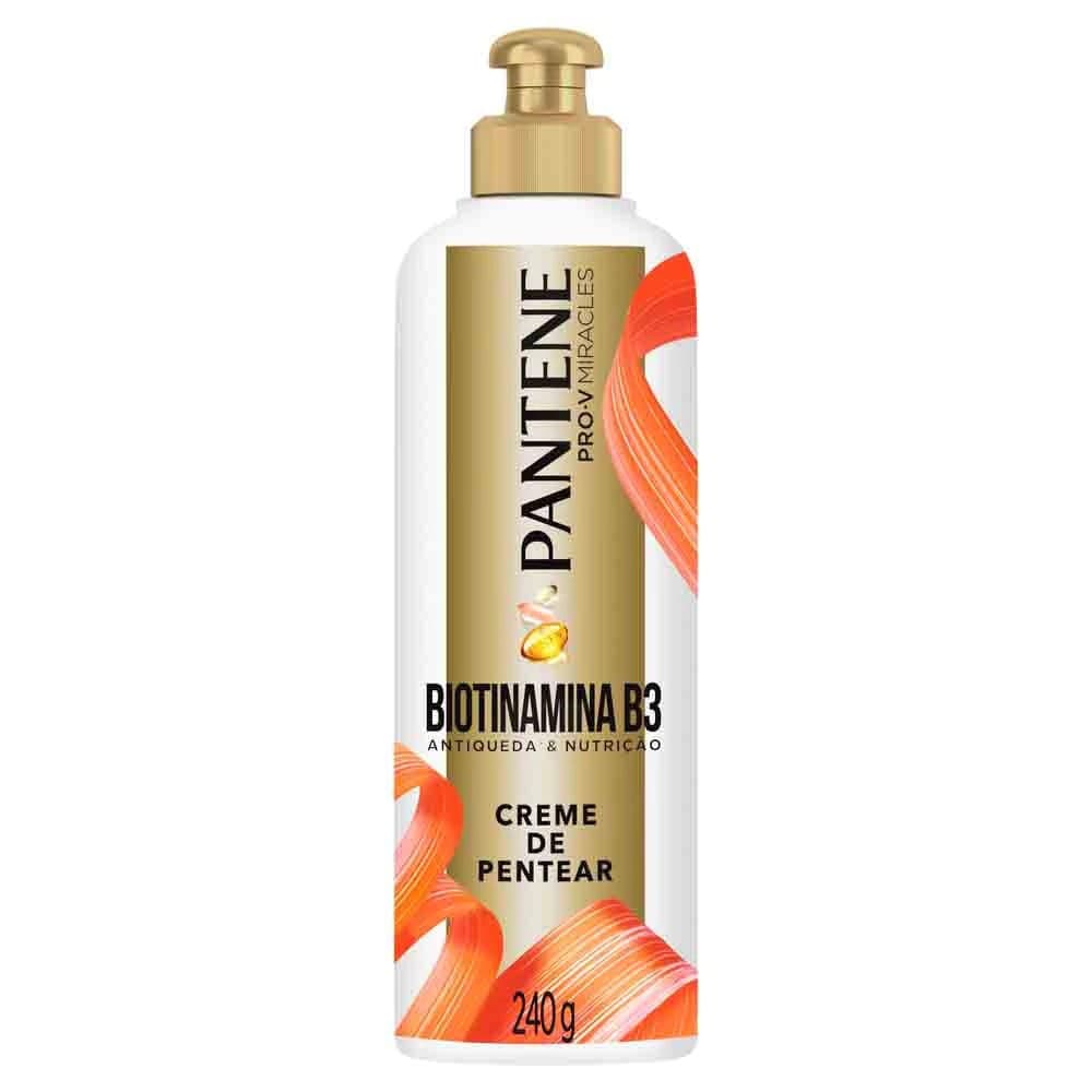 Creme de Pentear Pantene Biotinamina B3 PRO-V Miracles Antiqueda & Nutrição 240g