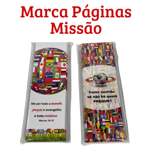 Marca Pagina De Missões 50 Unidades