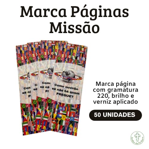 Kit Marca Página Missão 50 Unidades. Missões.