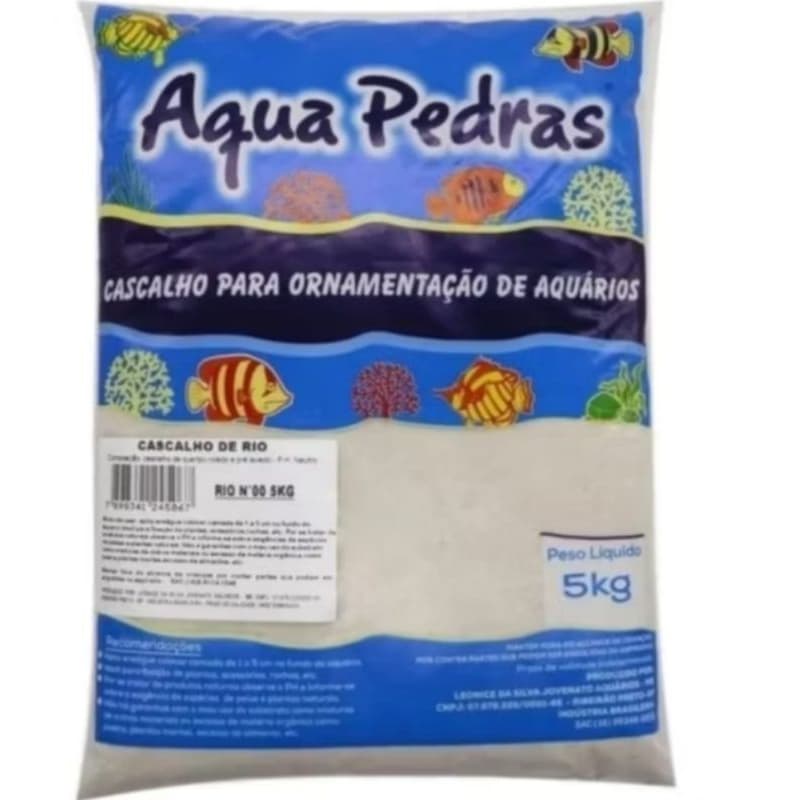 Areia De Duna  Rio Para Aquários Hamster Banho Seco 5kg Aqua Pedras