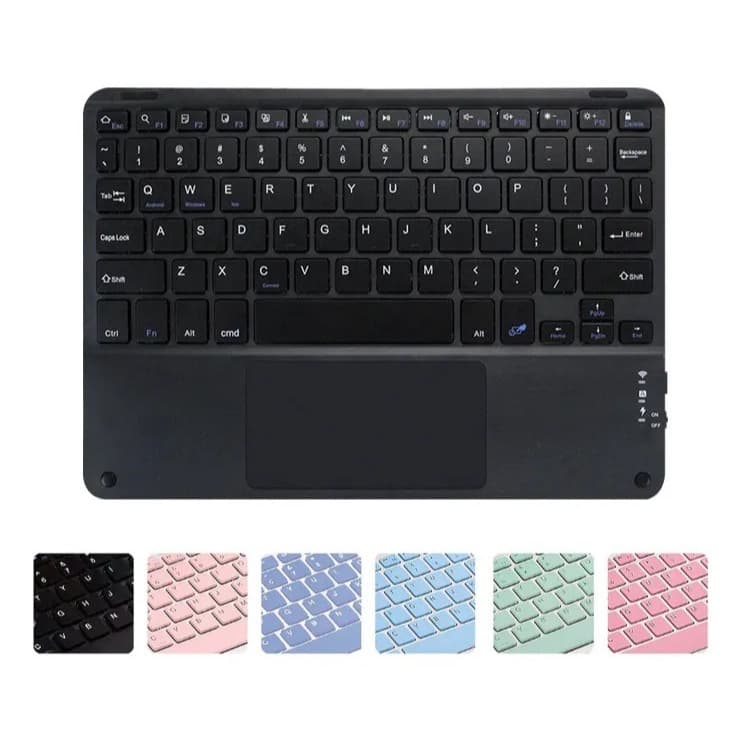 Teclado Abnt Com Touchpad Para Tablet Samsung S9 Fe Plus X616 S6 S7 S9 Lite A8 A9 Ipad 6 7 8 9