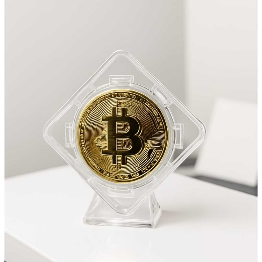 Suporte Articulado para Moedas Colecionáveis em Acrílico com Espaçador Ajustável – Expositor Premium