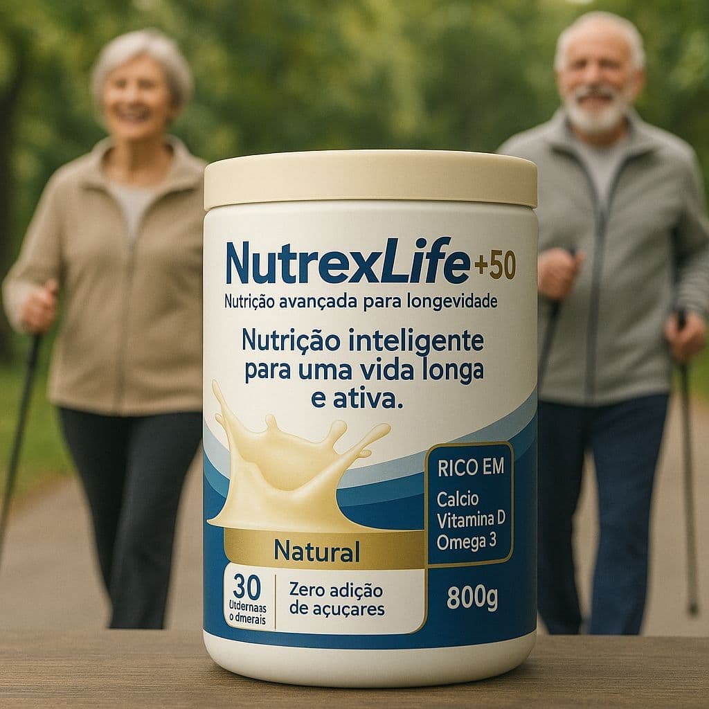 NutrexLIFE +50  400g – Nutrição Avançada para Longevidade - O MELHOR!