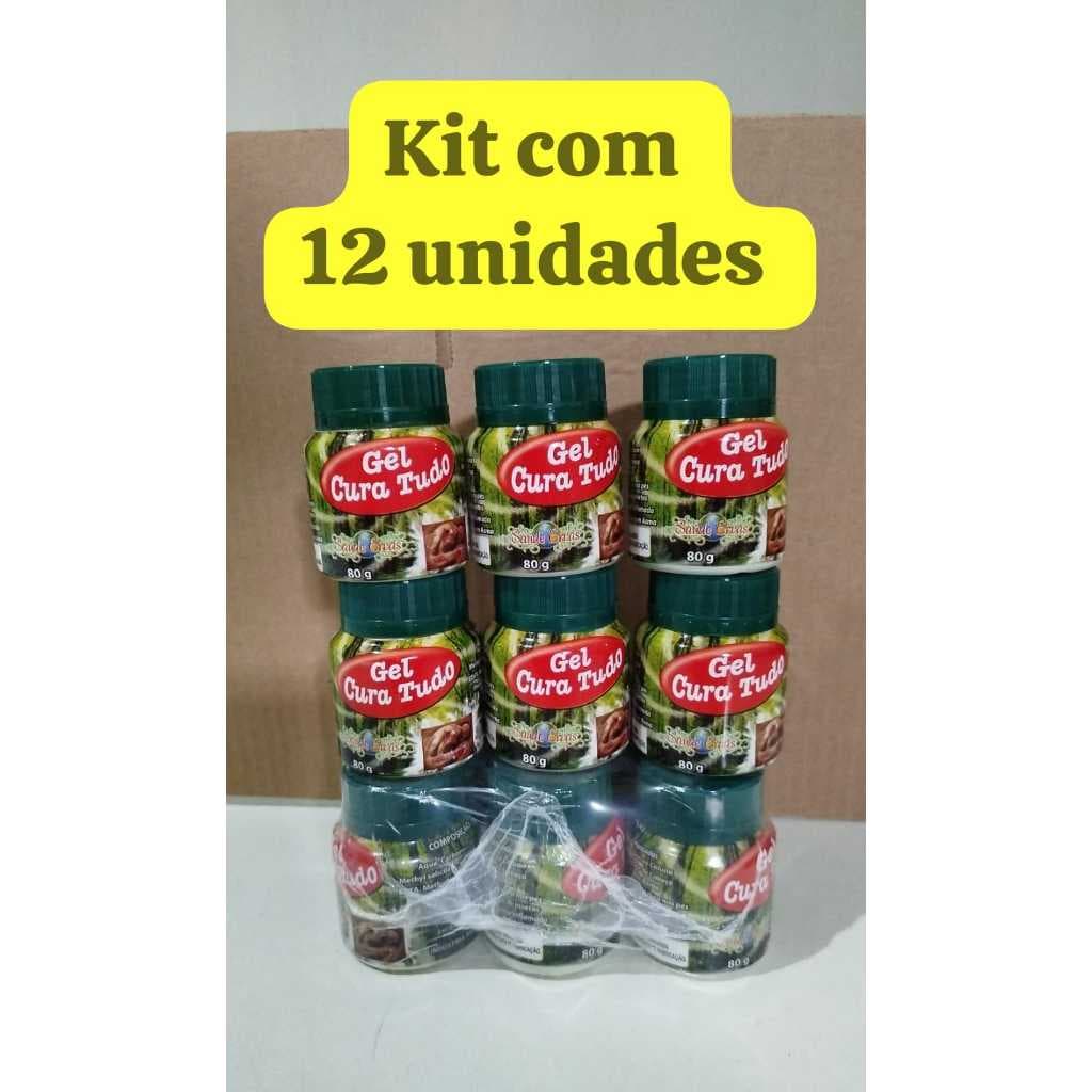 Kit 12 Unidades Gel Massageador Pomada Creme pra tudo - Extraforte - 80g