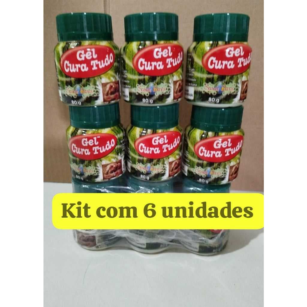 Kit 6 Unidades Gel Massageador Pomada Creme pra tudo - Extraforte - 80g