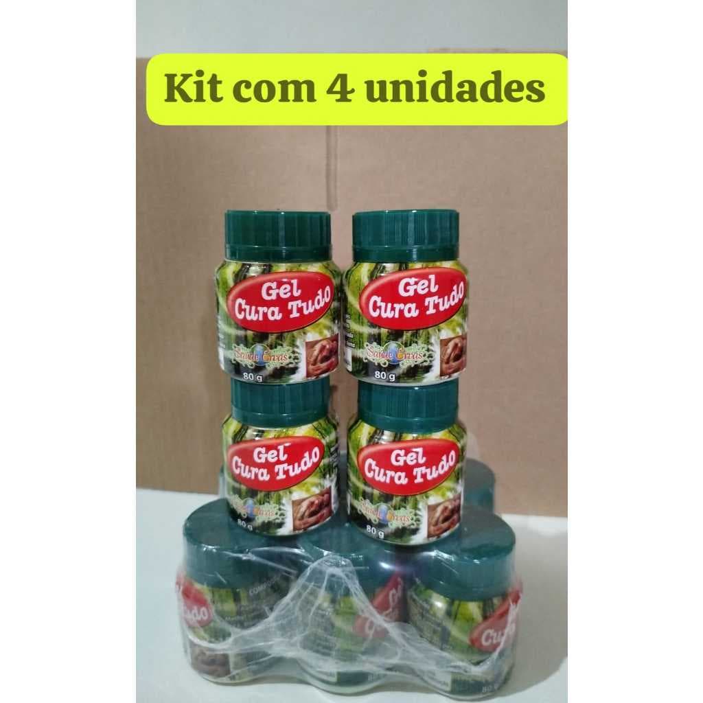 Kit 4 Unidades Gel Massageador Pomada Creme pra tudo - Extraforte - 80g