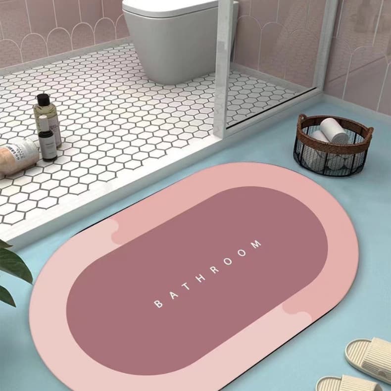 Tapete Super Absorvente Antiderrapante de Secagem Rápida