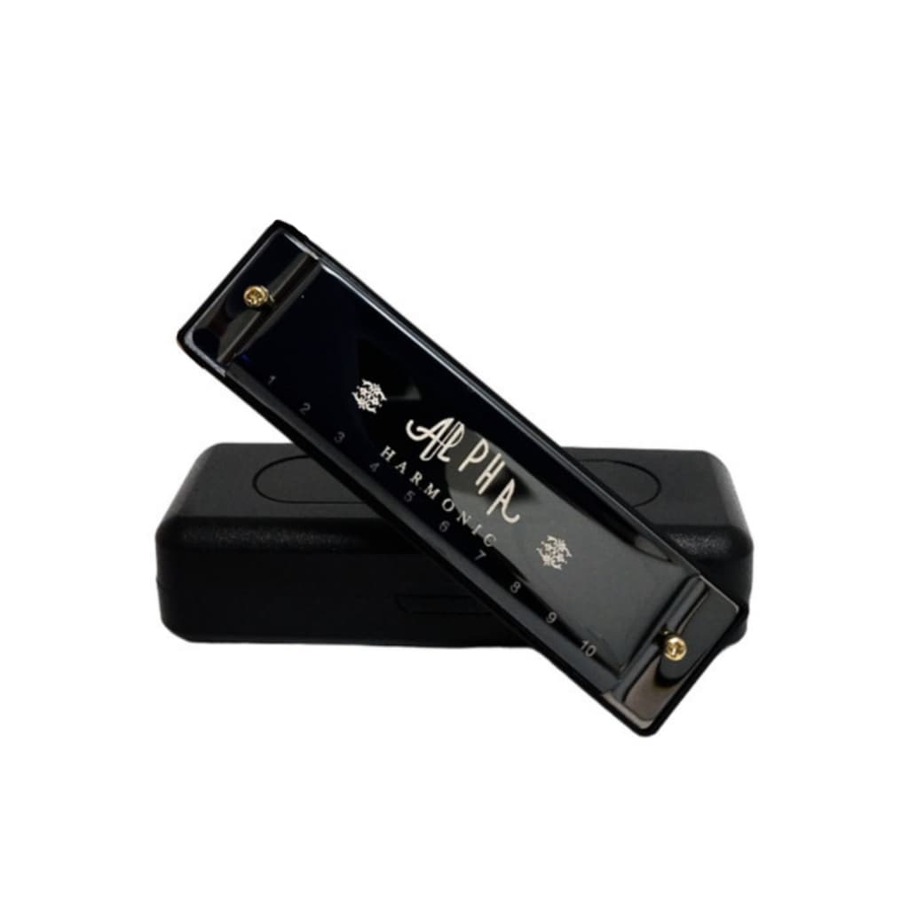 Gaita De Boca Preto Em Dó Diatônica Harmónica em Dó (c) Blues Alpha