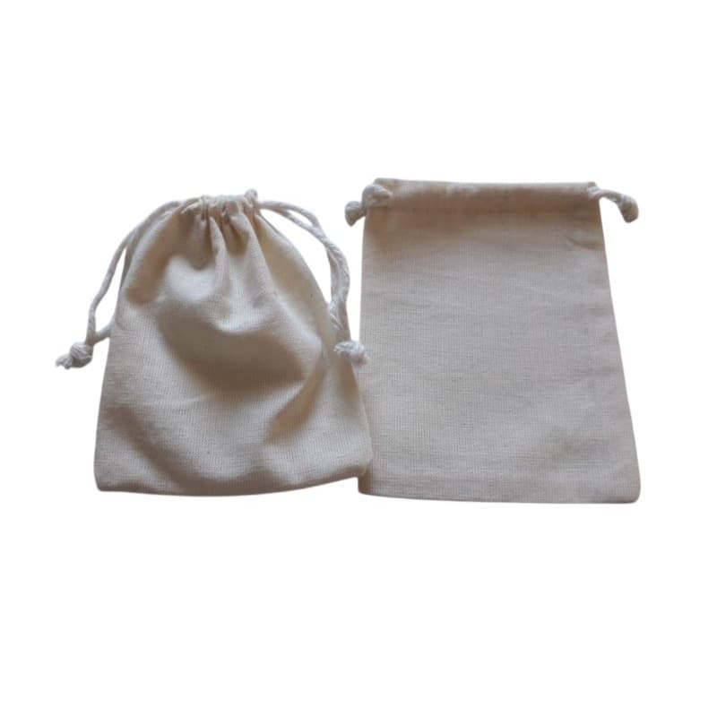 25 saquinhos em algodão cru 8x10