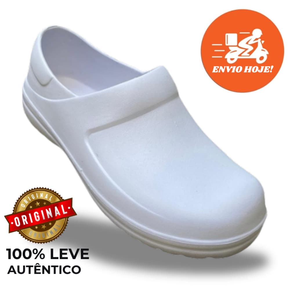 Sapato fechado EPI Super Leve Enfermeiro, Cozinheira, Açougueiro, Copeira, Saude melzinha original