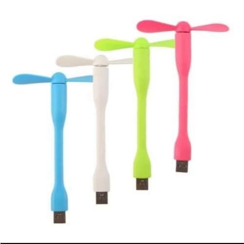 Mini Ventilador USB Para Computador Laptop Portátil Flexível Silencioso