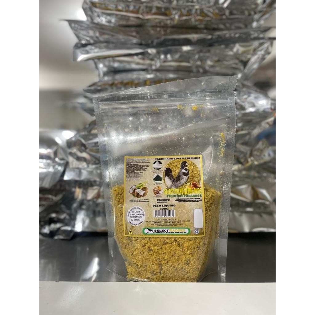 Papa de Milho e Mel para Pequeno Porte