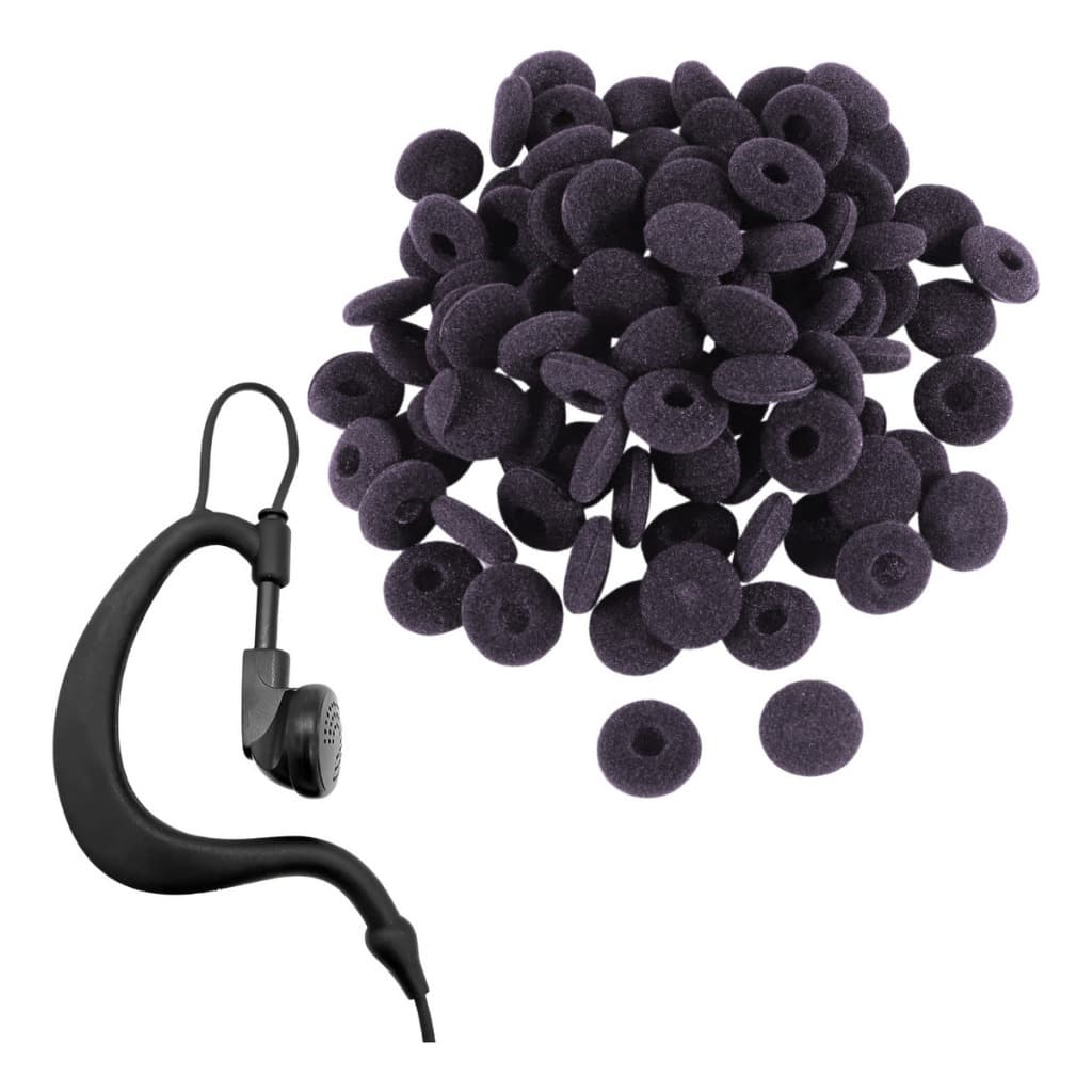 Espumas Para Fones Rádio Comunicador Padrão Baofeng e outros - 20 Unidades