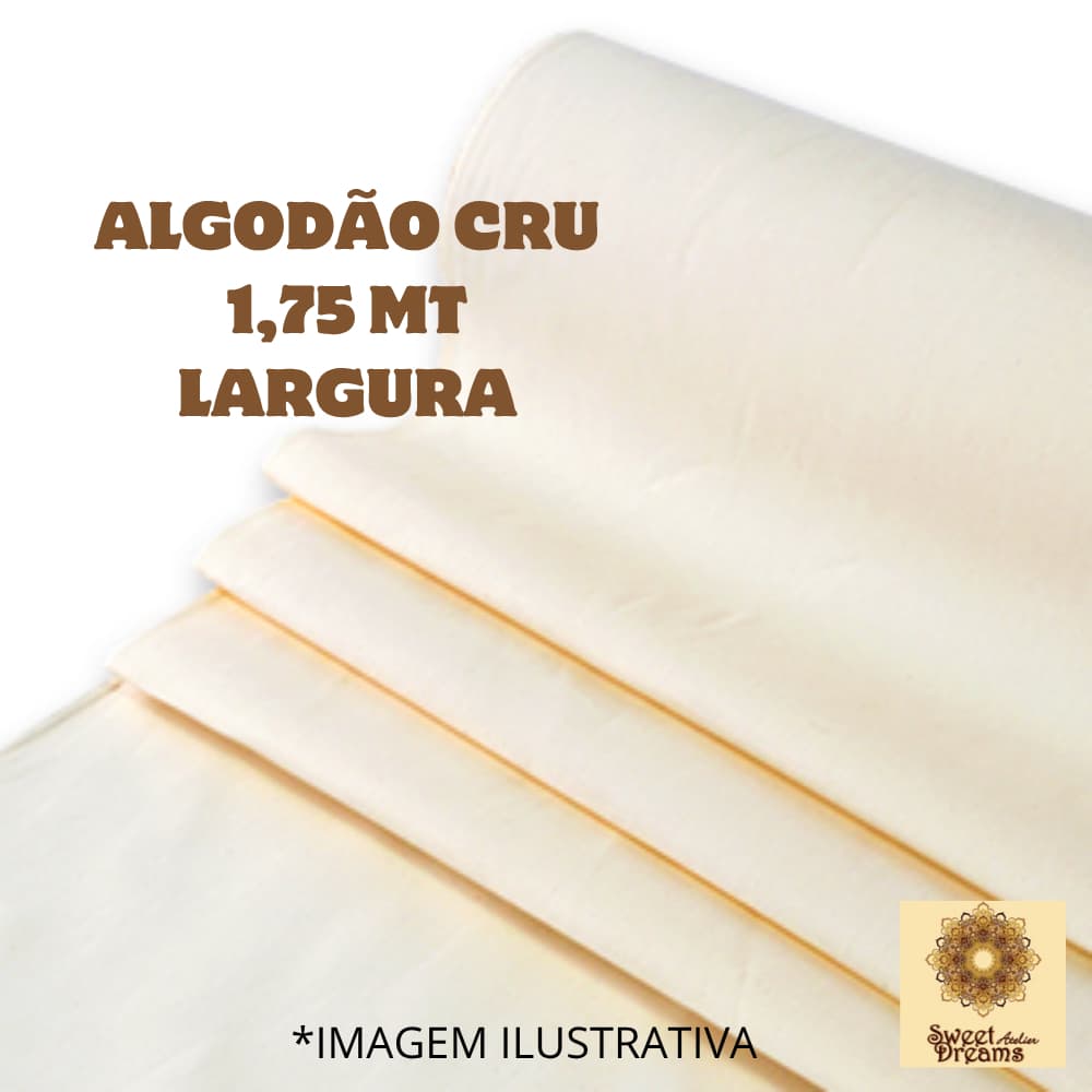 ALGODÃO CRU LOGAN 0,50 X 1,75 MT