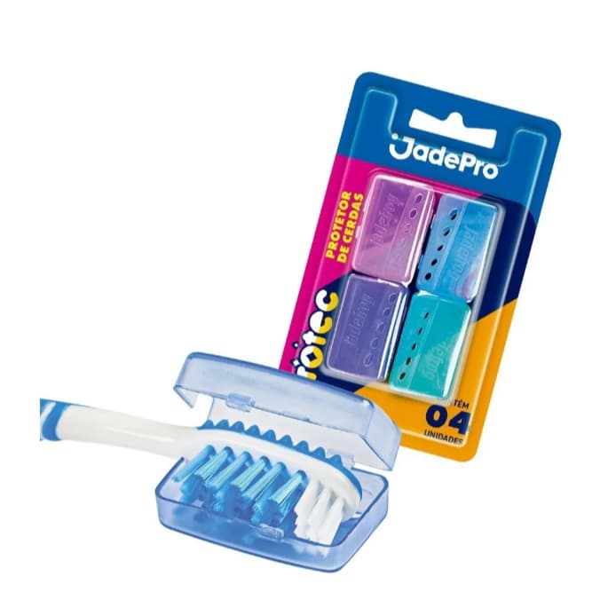 KIT 4UN PROTETOR CERDA PARA ESCOVA DE DENTE JADEPRO