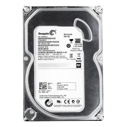 Disco Rígido De 500gb Seagate St500dm002 Cor Prata