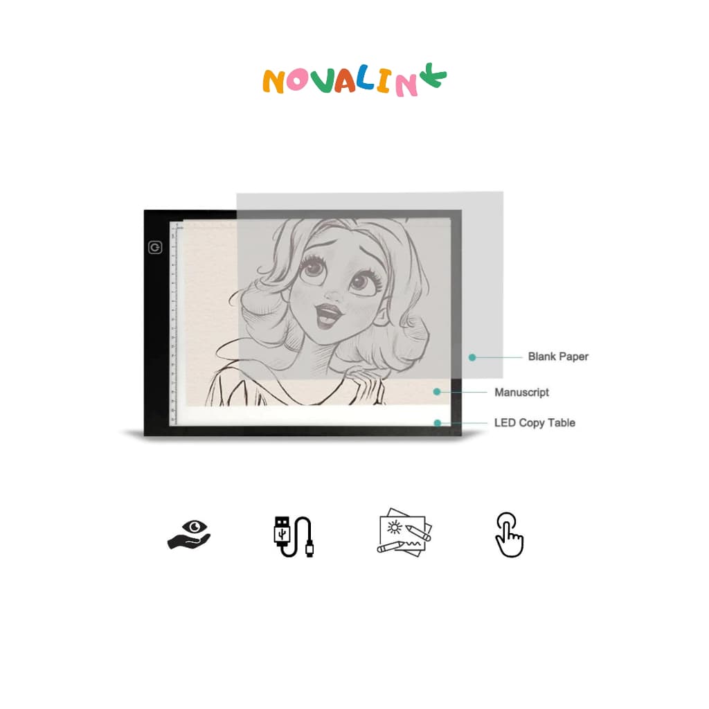 Mesa Luz Led A5 Para Desenho Para Transposição Em Led