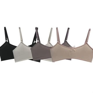 Kit 3 Sutiãs Juvenil Menina Moça Lingerie Menina Infantil Roupa de Menina Intima