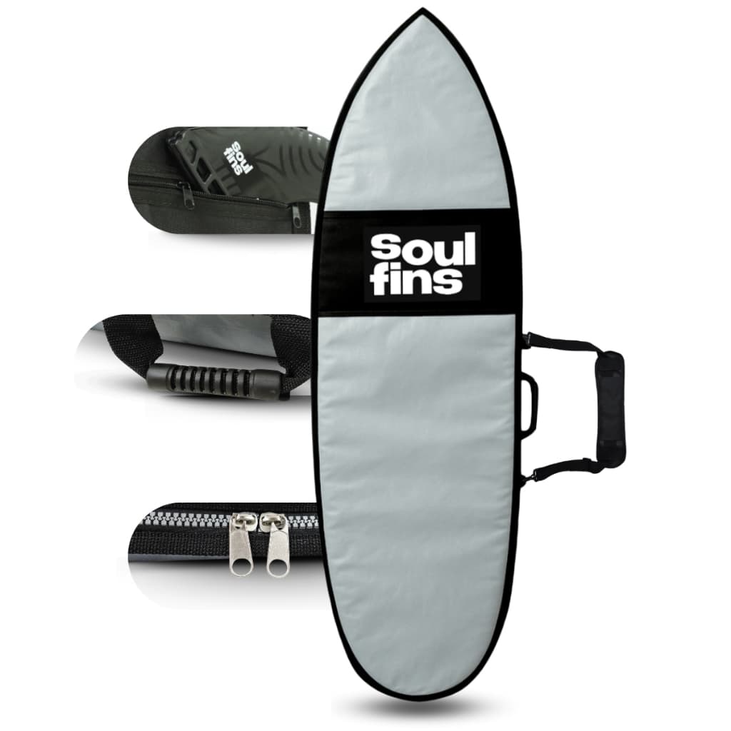 Capa Prancha de Surf  Refletiva Acolchoada Performance 6'0/6'3/6'7 Capa Refletiva Soulfins