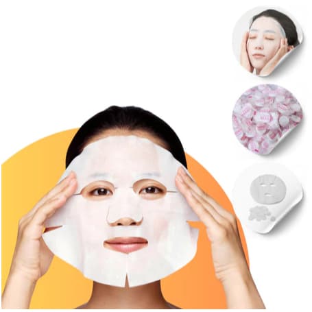 Kit 30/60/90/120 Máscaras Desidratada Comprimido para Tratamento Facial | Para Hidratação Limpeza de Pele | Absolvivél