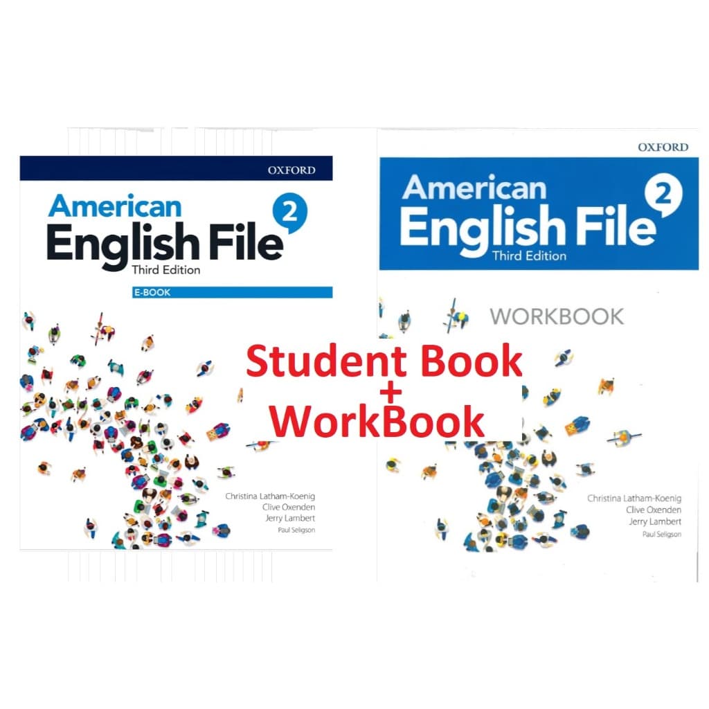 American English File Level 2 third edition student book e Workbook (Impresso papel 90 gramas)