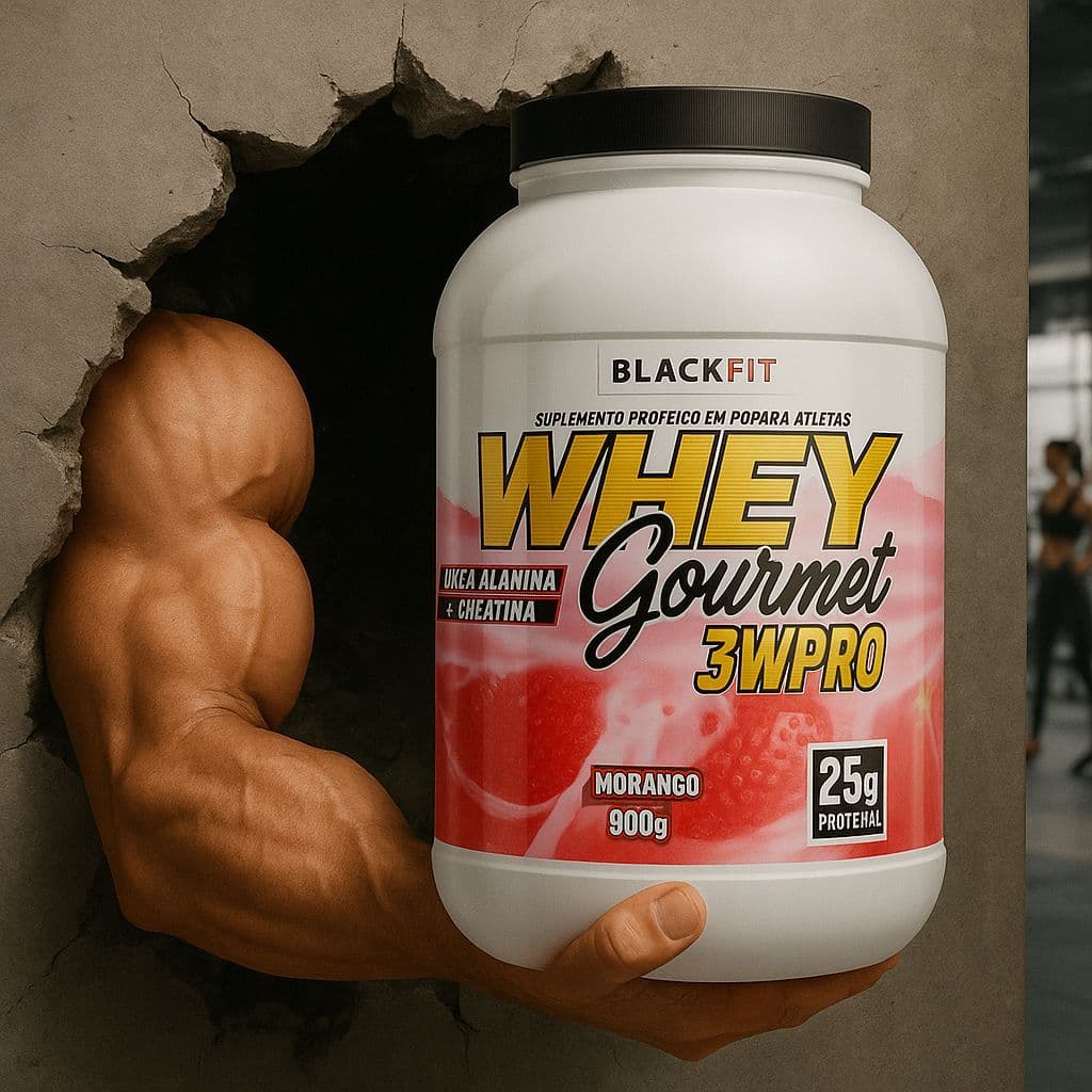 Whey Protein 900g Muito Barato Bom e Saboroso - Massa Muscular Academia Fitness Treino Tênis Camiseta