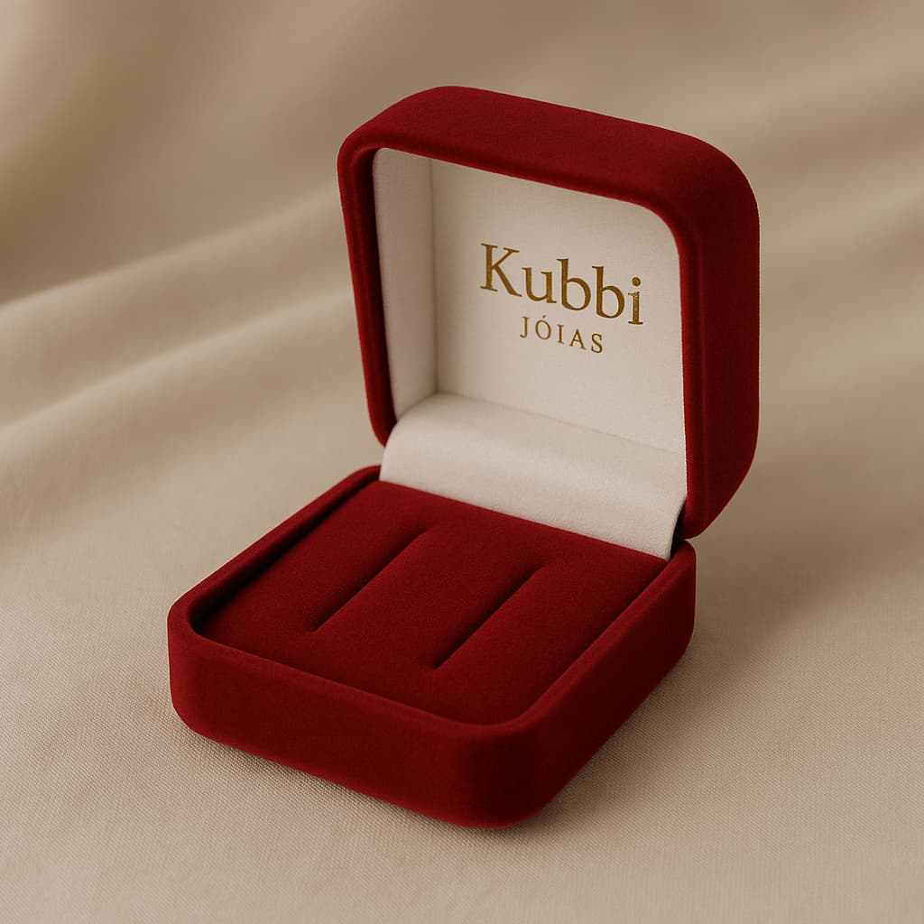 Caixinha de Veludo Vermelha 💝 Luxo p/ Alianças ou Anel 💍 Elegante e Sofisticada | Envio Imediato 🚚✨