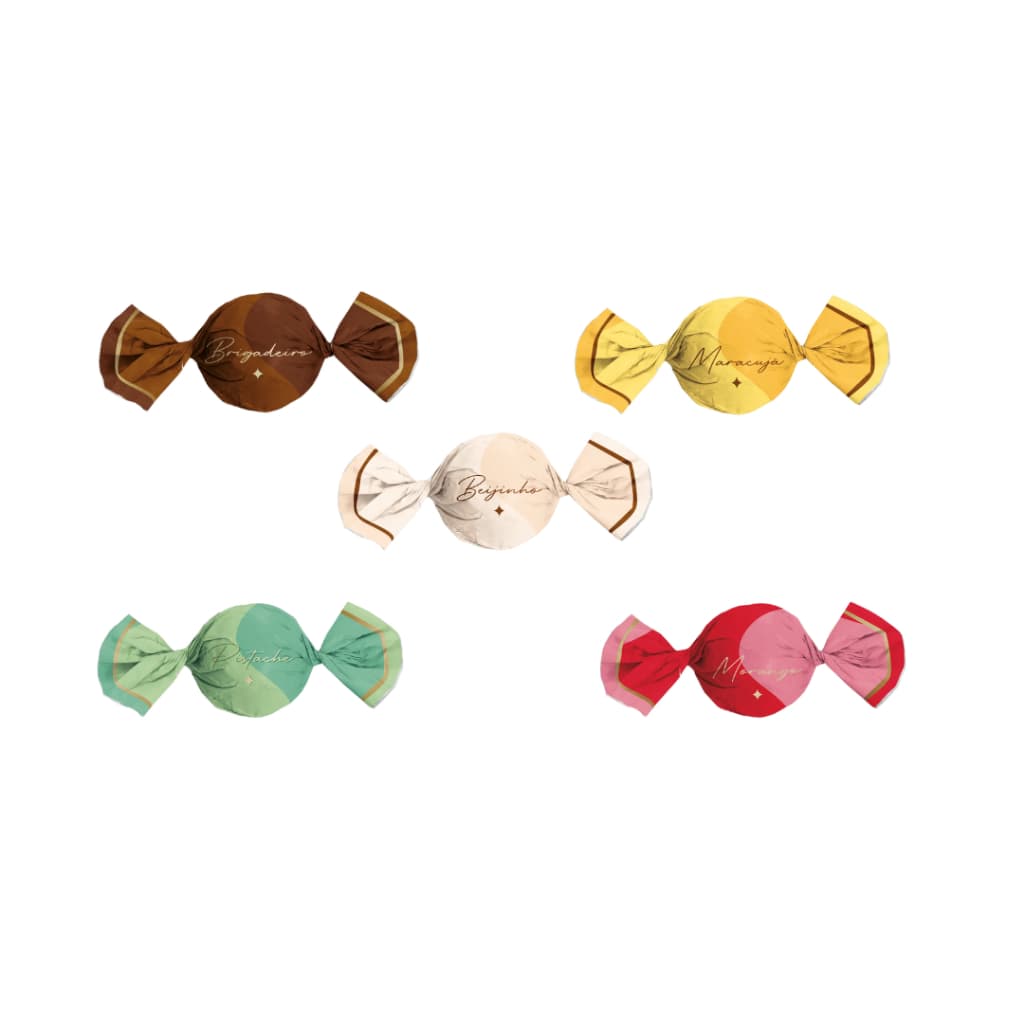 Embalagens para Trufas e Bombons 14,5x15,5cm Com 100 Unidades - Cromus