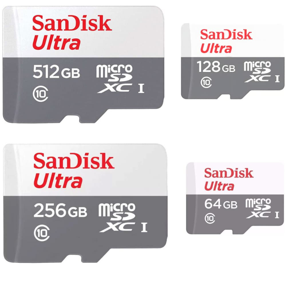 Cartão De Memória 512-GB 256-GB 128-GB 64-GB Micro SD Ultra Classe A1 SPEED 100 MB/s Full Hd 1080p 4k 8k