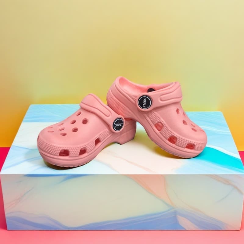 Chinelo Estilo Babuche Corfly Leve 100% EVA Infantil Sola Antiderrapante