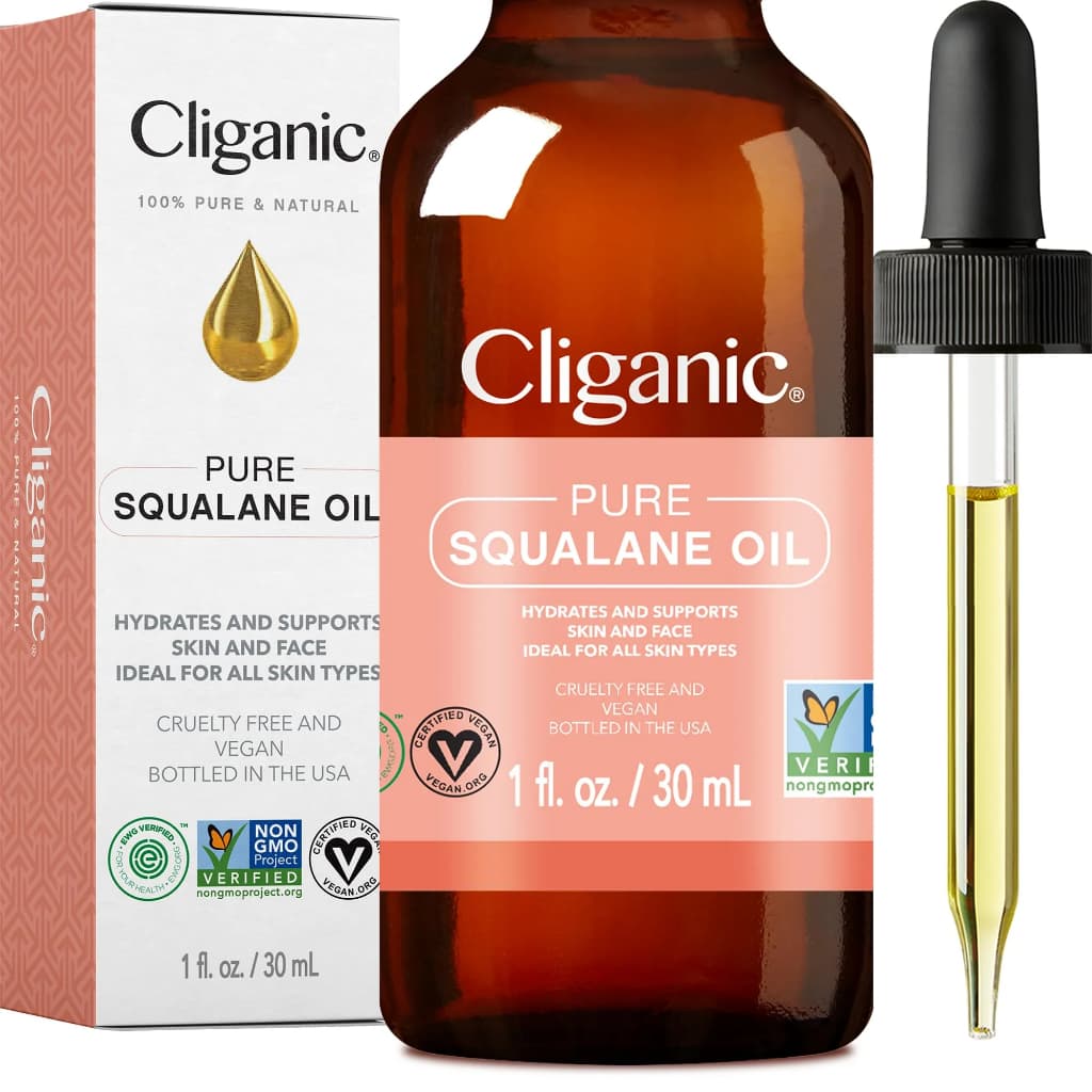 ÓLEO VEGETAL ESQUALANO REJUVENESCEDOR ANTIDADE ORGÂNICO PURÍSSIMO FACIAL E CORPORAL CLIGANIC IMPORTADO PRONTA ENTREGA