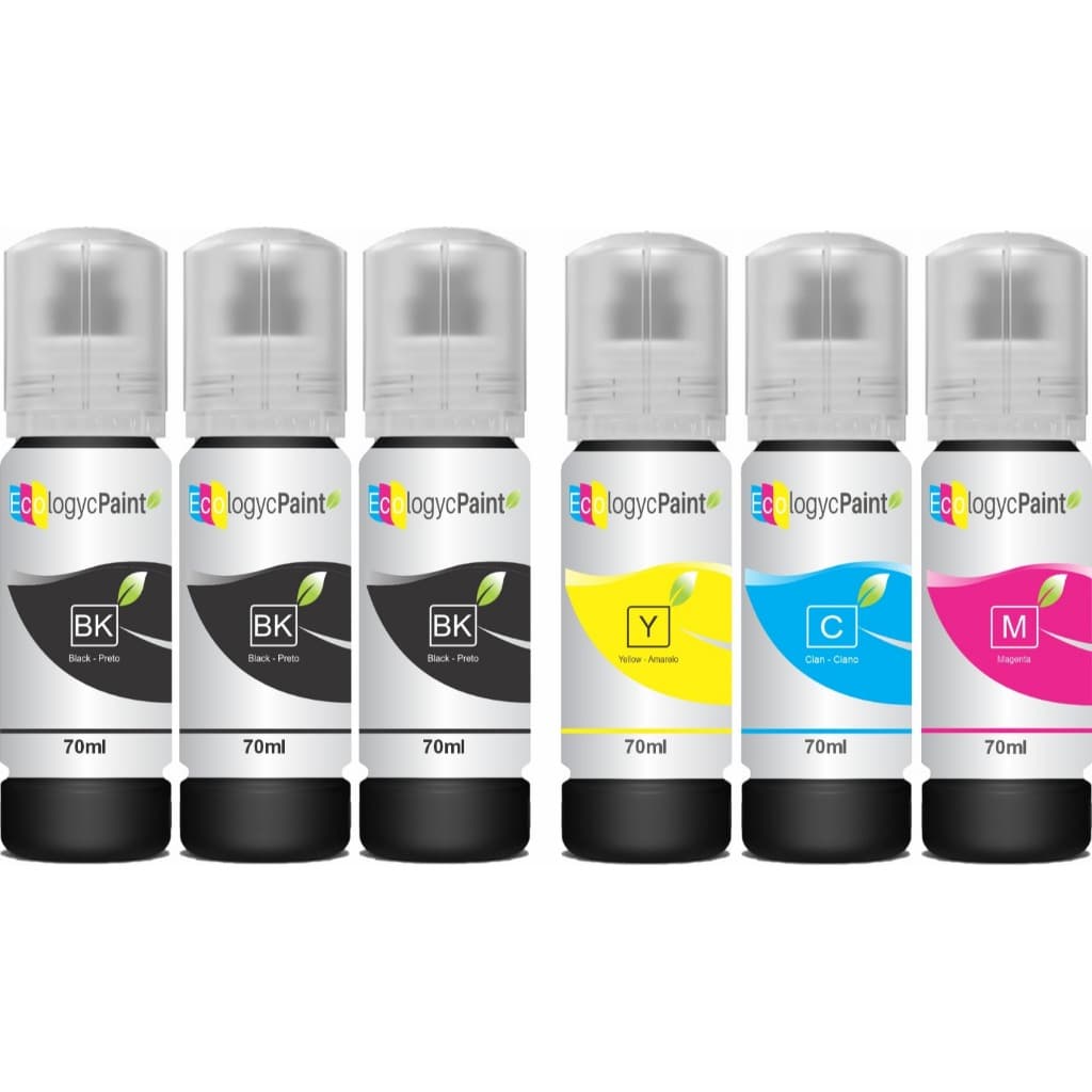 6 tinta compatível para impressora Epson 544 tinta compatível par impressora l3250 l3150 l3210 l3110