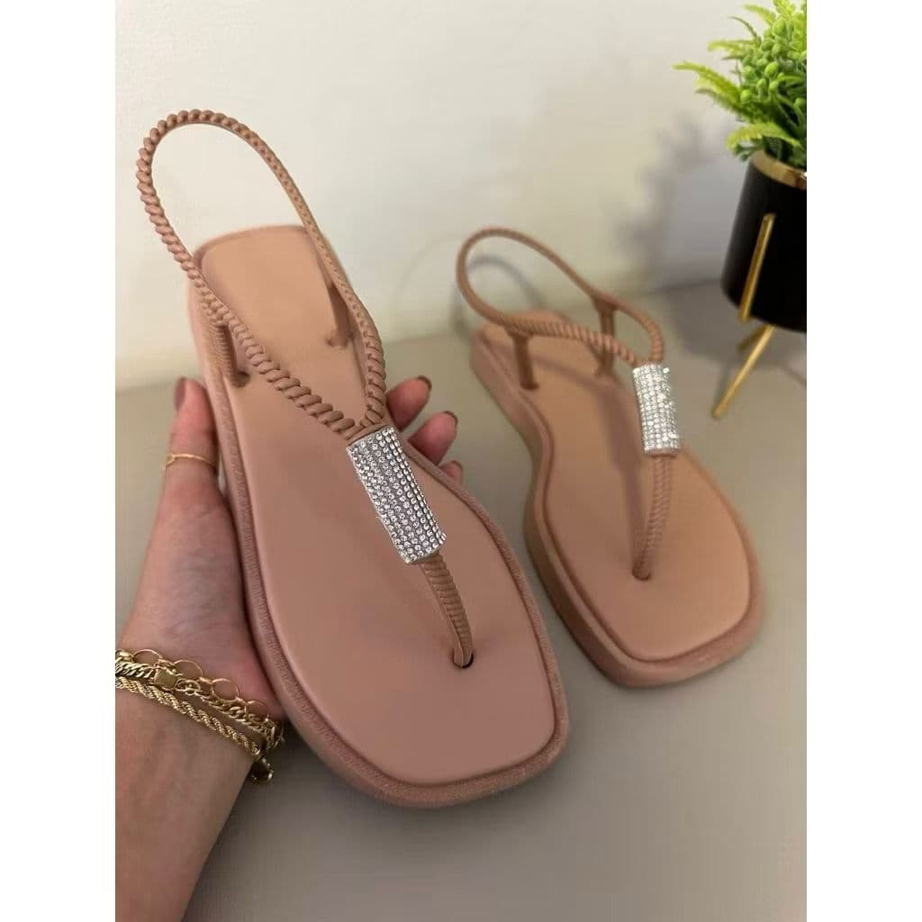 Sandália Rasteirinha Feminina Ultra Confortável ELLA Lançamento 2025, Sandália Moda Blogueira, Envio imediato PROMOÇÃO