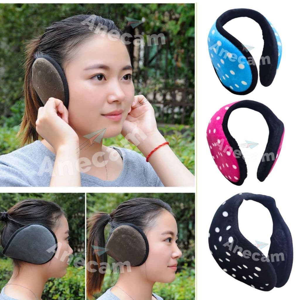 Protetor Aquecedor De Ouvido Orelha Adulto Feminino Menina Quente Earmuff Frio Felpudo Pelúcia 1 unidade