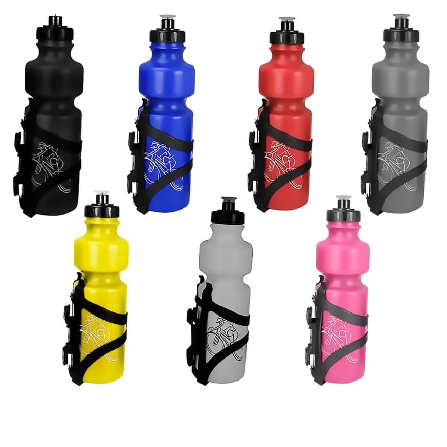 Kit Suporte De Caramanhola Bicicleta + Garrafa 750ml Bike