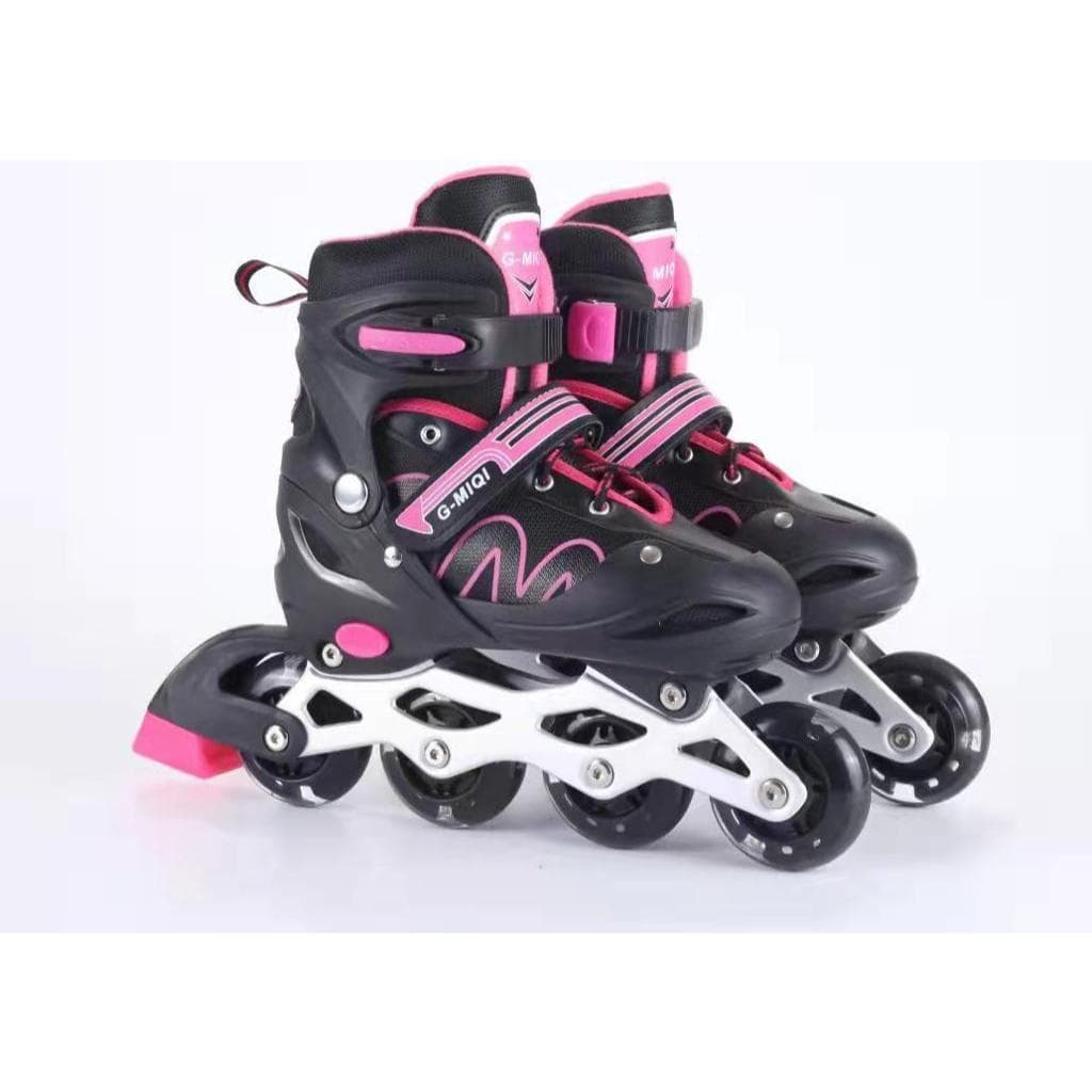 Patins Roller Inline Infantil Ajustável Varia cor Com Luz De Led Profissional Promoção