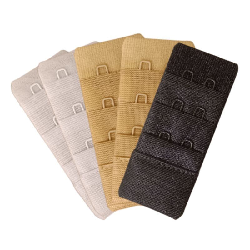 Kit 05 extensor de sutiã prolongador de Sutiã 3 fileiras