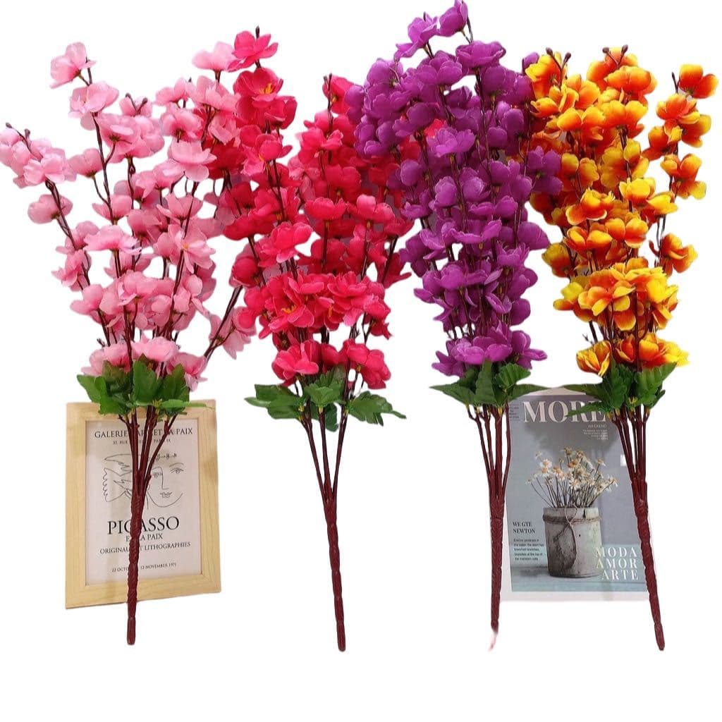 Buquê de flor de pêssego com 7 ramos