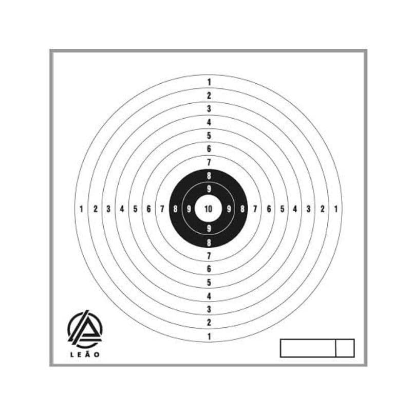 ALVO PAPEL 14X14CM 25 50 100 150 200 DARDO CARABINA CHUMBINHO BBS leão Rossi aeg g&G cyma promocao
