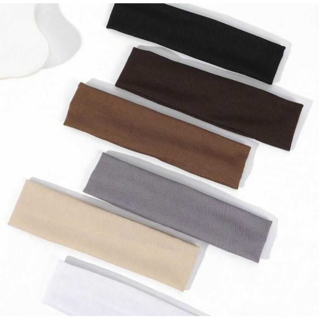 Faixas de Cabelo Penteados e Esportes Branco, Preto, Marrom Claro e Marrom Escuro