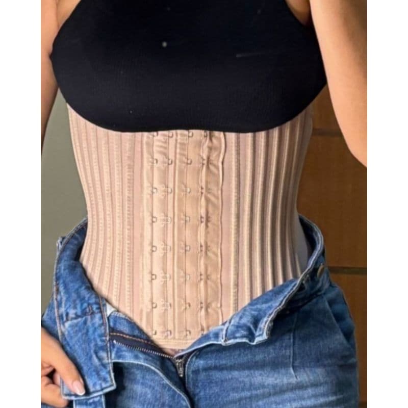 CINTA FAIXA MODELADORA ABDOMINAL 30 barbatanas de alta compressão.barbatanas externa.