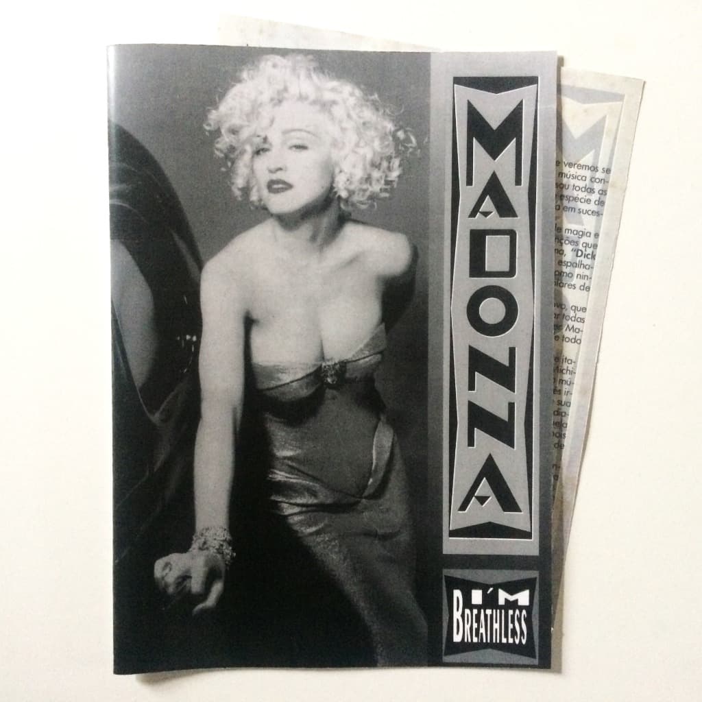 MADONNA I´M BREATHLESS ADVERT GRAVADORA RÉPLICA PARA COLECIONADORES