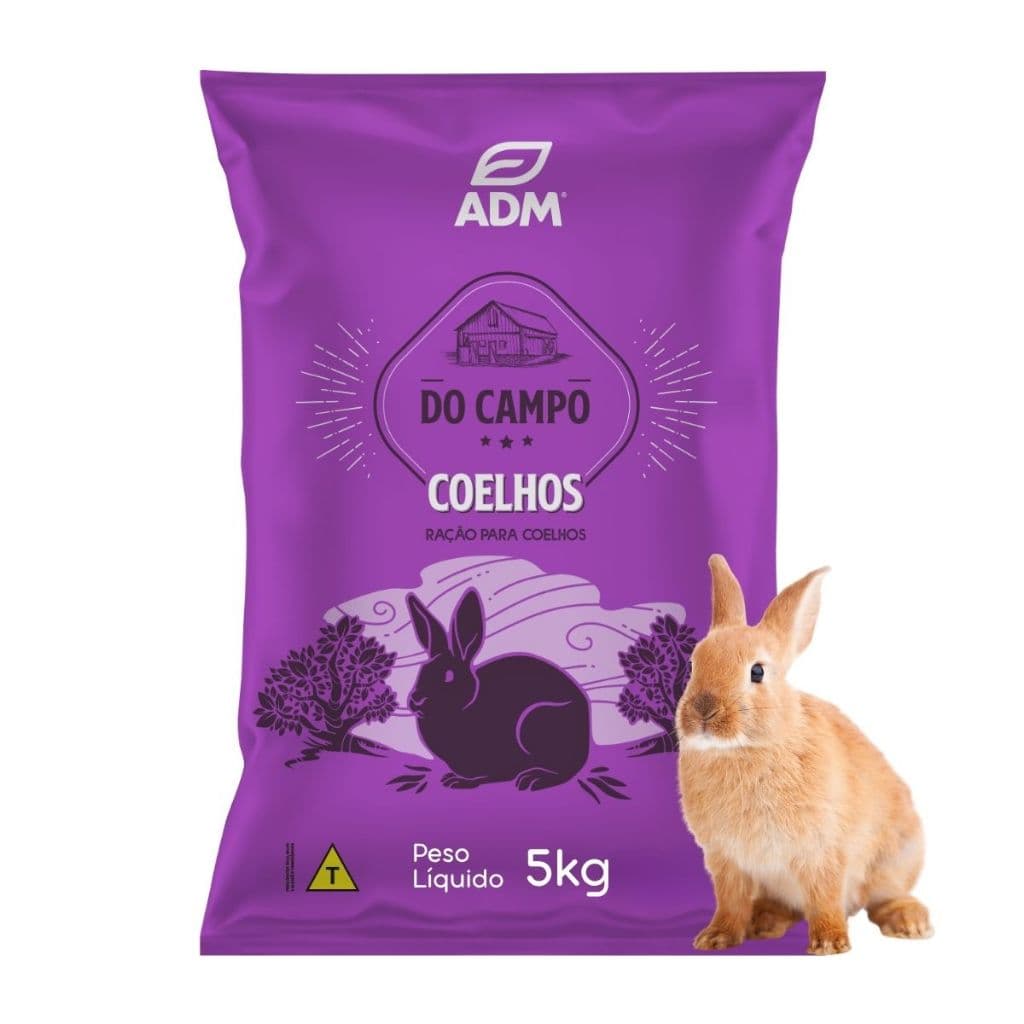 DO CAMPO COELHOS Ração Para Coelhos/Roedores 5kg