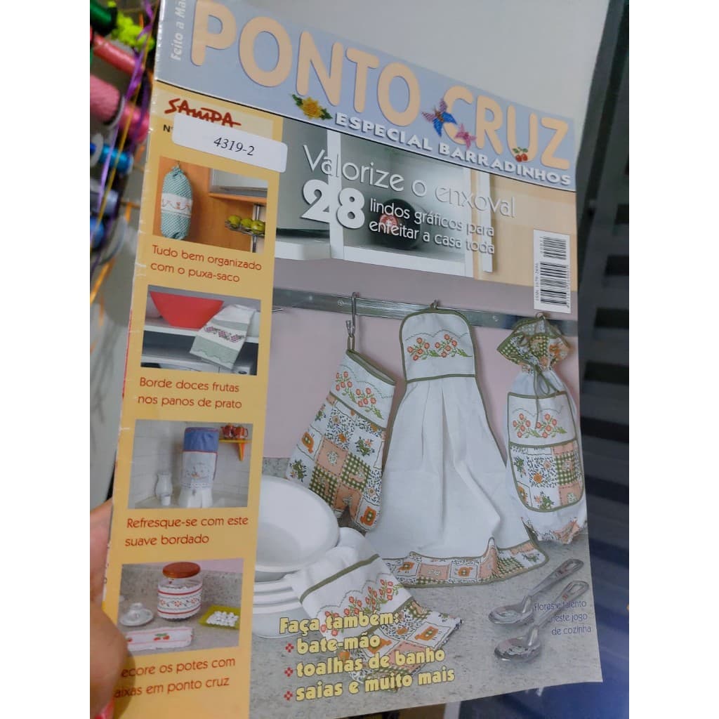 Revista ponto cruz especial barradinhos